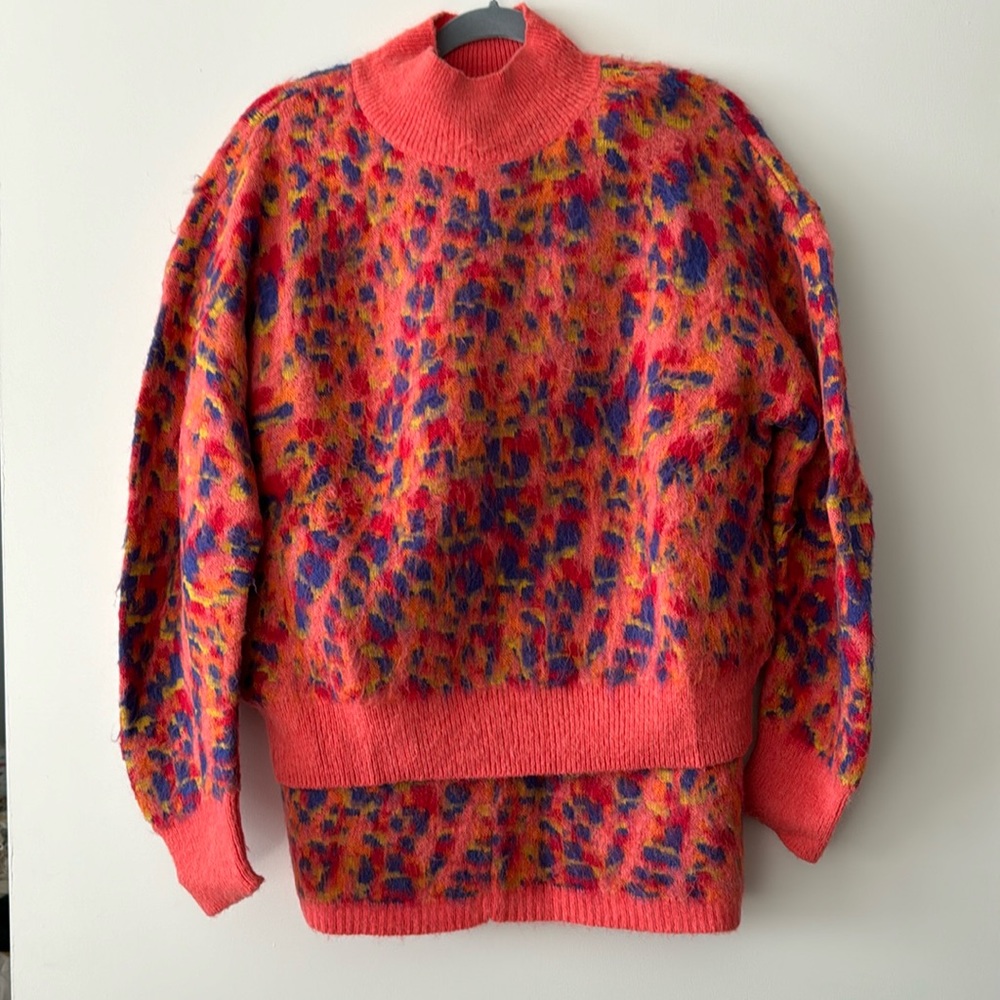 Maeve by Anthropology, matching sweater/skirt set